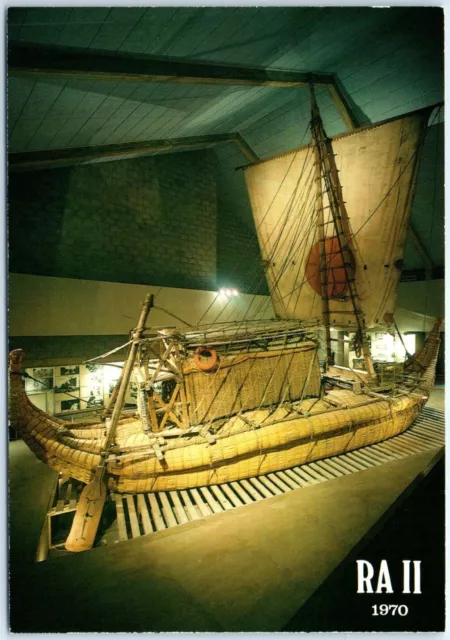 Postcard - RA II 1970, Kon-Tiki Museum, Oslo, Norway