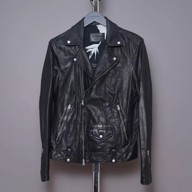 All saints ace leather jacket sales