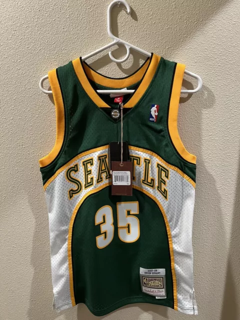 Mitchell & Ness Kevin Durant Seattle Supersonics NBA Throwback Jersey -  Green …