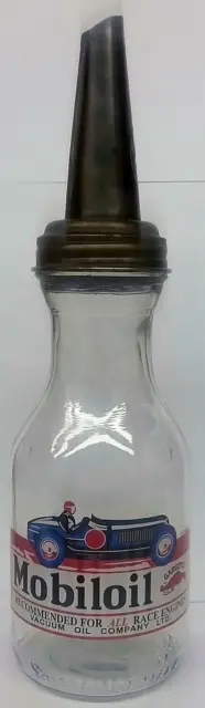 A Very Nice Mobiloil Oil Bottle Master Spout