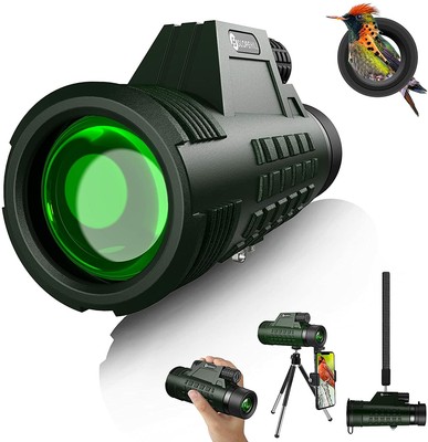 Monoculaire télescope 12X42 haute puissance monoculaire pour observer les oiseaux Imperméable IPX7 