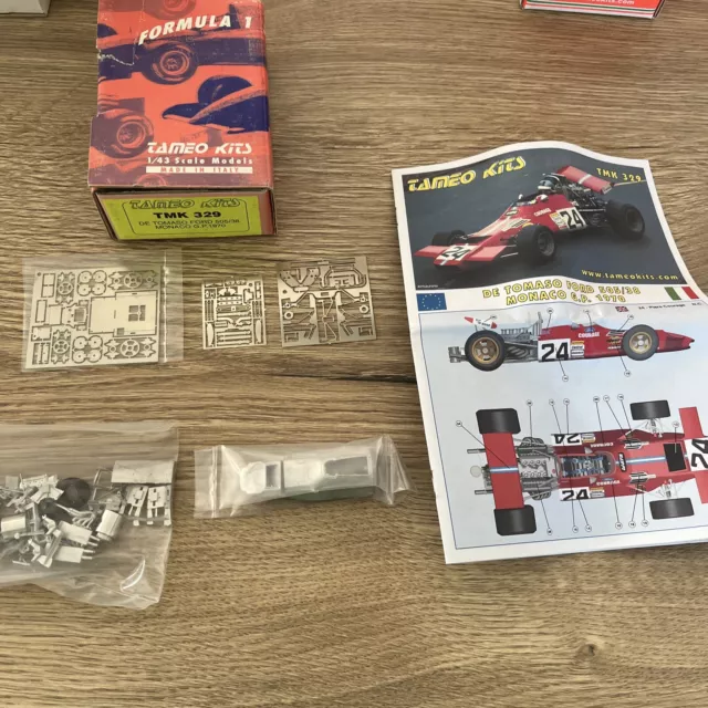 Kit Tameo De Tomaso Ford  F1 1970 No hiro mfh43 no Bosica 1/43 No Bbr Twu