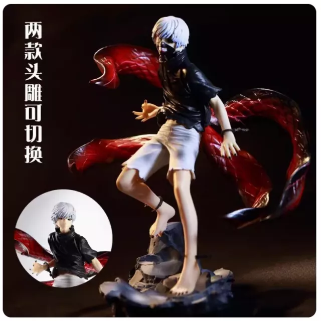 Nueva Figura de Acción Anime Tokyo Ghoul Kaneki Ken Ver Despertado Estatua Modelo 3D Juguete 2