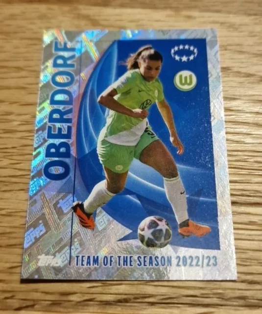 Topps Champions League 22/23 2022 2023 Sticker Nr 22 Lena Oberdorf VfL Wolfsburg