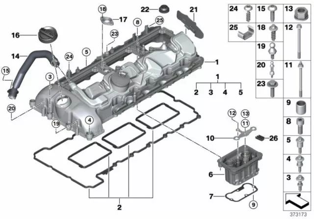 BMW Dichtung 11127589830