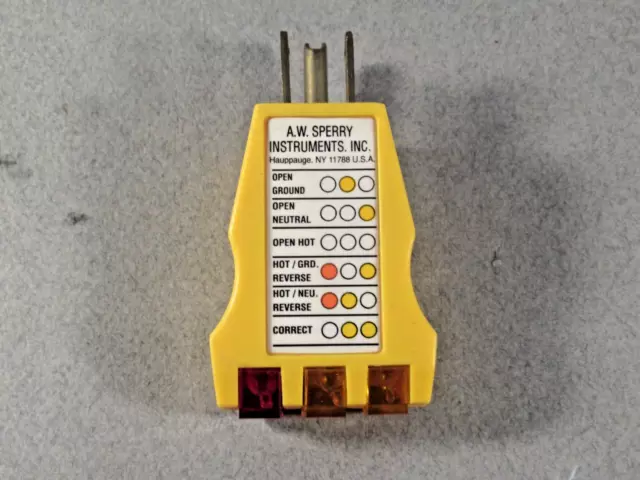 3 Wire Circuit Analyzer   A W Sperry CA300A