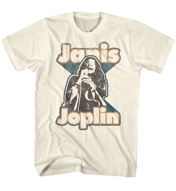 NWT Janis Joplin Janis Natural Adult S American Classics Liscensed Music Shirt