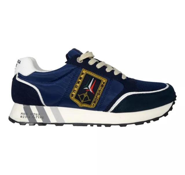 AERONAUTICA MILITARE Sneaker Uomo Frecce Tricolori SC237 Col Blu