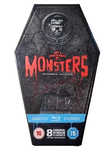 Universal Monsters: The Essential Collection (Blu-ray Disc, 2012, 8-Disc Set)