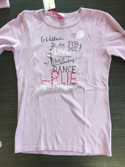 DEHA T-Shirt a Maniche Lunghe Ragazza Rosa Chiaro 14A/XS