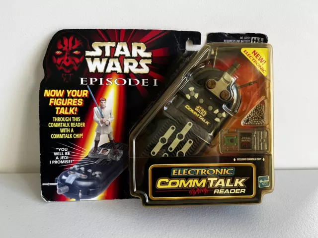 NUOVO Vintage Star Wars Episodio 1 Lettore Elettronico Comm Talk 1999 Hasbro Sigillato
