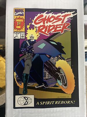 Ghost Rider #1 (1990 2nd Series) NM White Pages 1st app Danny Ketch & Deathwatch