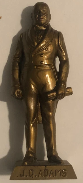 Vintage Marx Toys Presidents John Quincy Adams Gold Colored