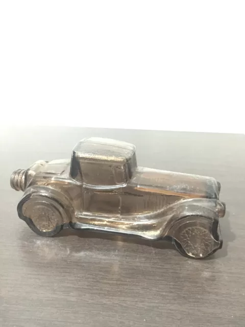 vintage avon after shave / perfume  bottle old vintage car glass bottle