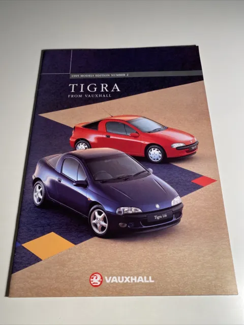Vauxhall Tigra Car Sales Brochure Uk Market 1995 FREE POSTAGE