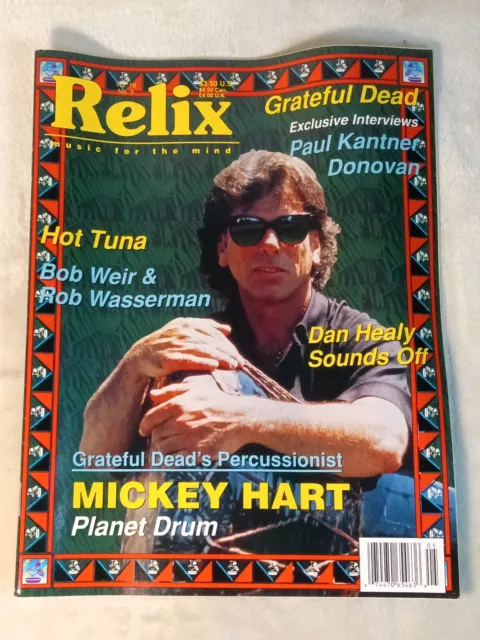 Relix Music Magazine Oct 1991 Vol 18 No 5 Grateful Dead Hot Tuna Weir Wasserman