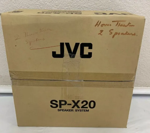 JVC SP-X20 Speaker Speakers Left Right Center Set New In Box *NICE*