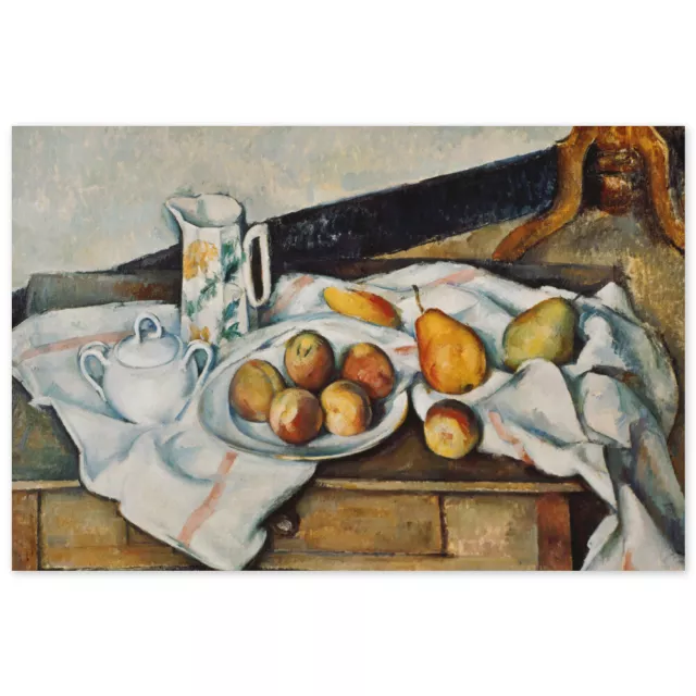 Paul Cézanne, Stillleben mit Pfirsichen und Birnen, Poster