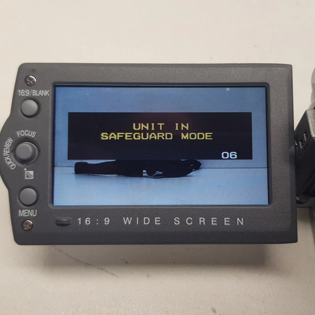jvc mini dv safeguard mode