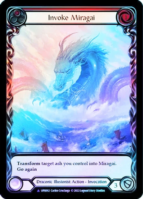 FAB COLD FOIL Invoke Miragai // Miragai (Marvel)  – Uprising Card # 012