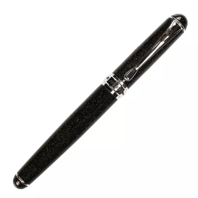 Jinhao X750 Matte Black Metal Fountain Pen Fine Nib 0.5mm Office Writing Gift #h