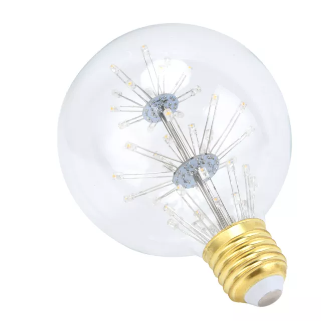Antique LED Light Bulb 3W G95 E27 Globe Round Bulb For Festive New