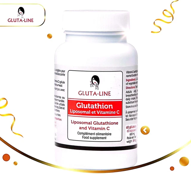 Liposomal Glutathione (reduced), 60 Capsules, 1 Month Supply Supplement