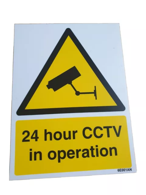 VSafety Security Notice, CCTV In Operation Sign - 150mm x 200mm - 2mm ...