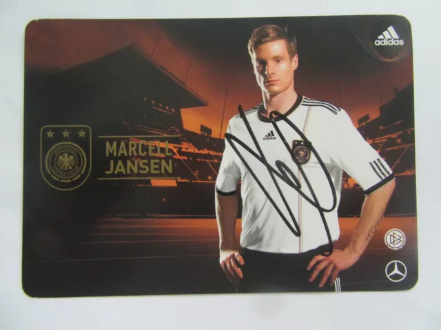 Marcel Jansen -- signiert -- Autogrammkarte DFB AK FIFA WM 2010 rund Deutschland