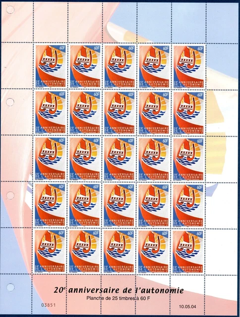 Años Completos - 1993 MNH Polynesie Française Year Collection