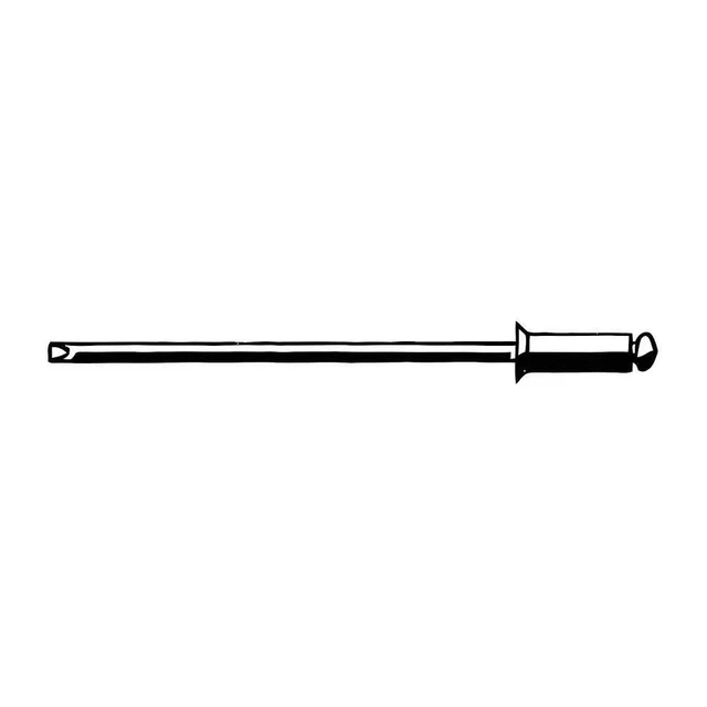 GRAINGER APPROVED U34128.012.4244 Blind Rivet,1/8Inx0.390In,Ctrsk,PK500