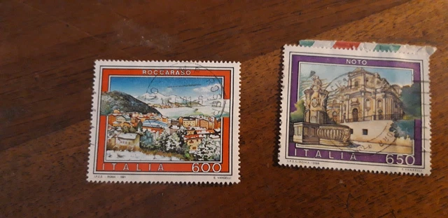 Timbres Italie stamps Italy 1980/1984/1985/1986/1988/1990/1991/1993/1999/2000 3