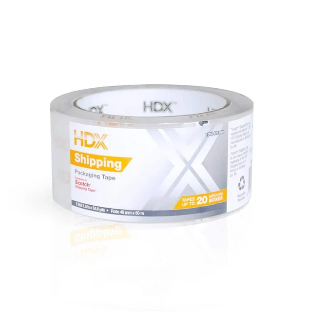 Hdx 1.88In X 54.6 Yds Packaging Tape