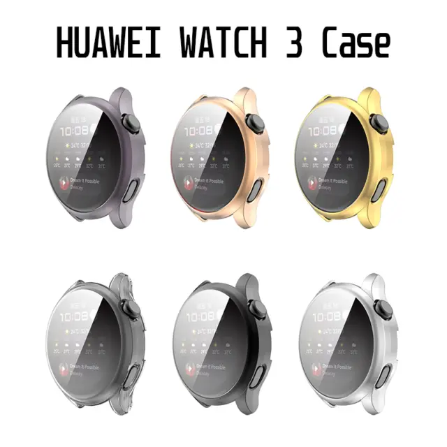 Schutzhülle Full Cover Case für HUAWEI WATCH 3 46mm Screen Protector