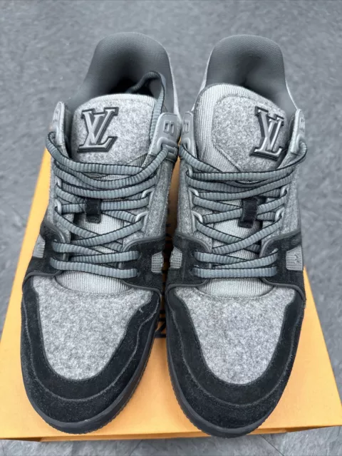 Louis Vuitton LV Trainer Wool Sneakers - Grey Sneakers, Shoes - LOU638509