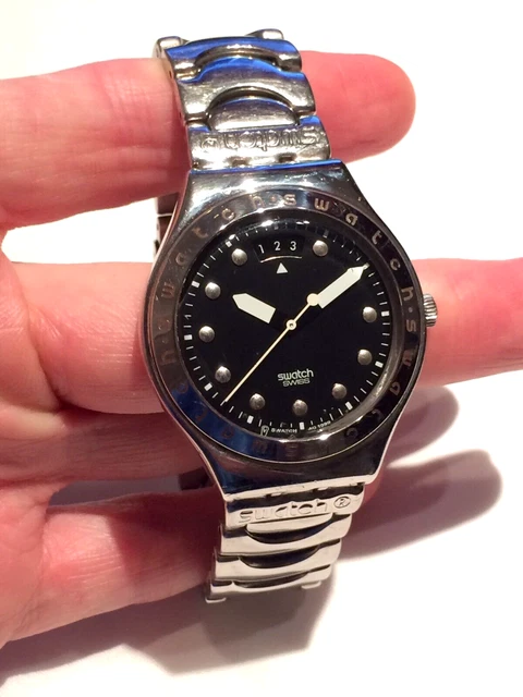 Swatch irony ag hotsell 1999 stainless steel