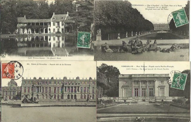 Lot De 172 Cartes Postales Anciennes Du Chateau De Versailles.