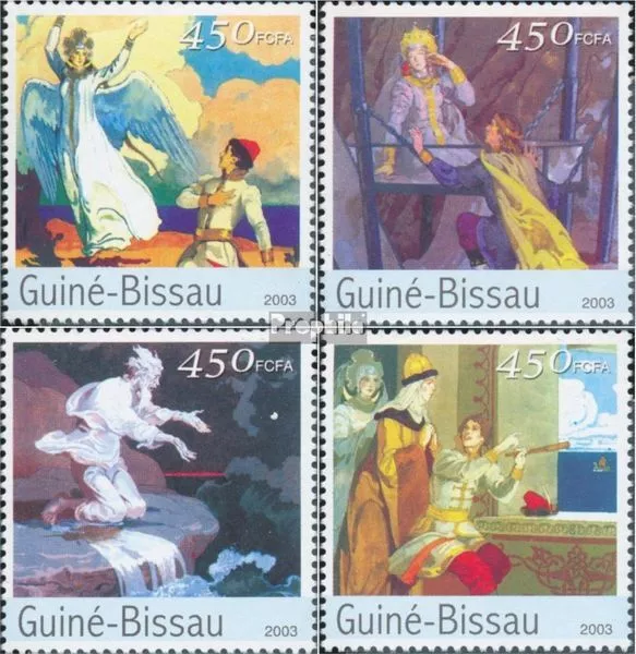 Briefmarken Guinea-Bissau 2003 Mi 2132-2135 postfrisch Brauchtum, Trachten