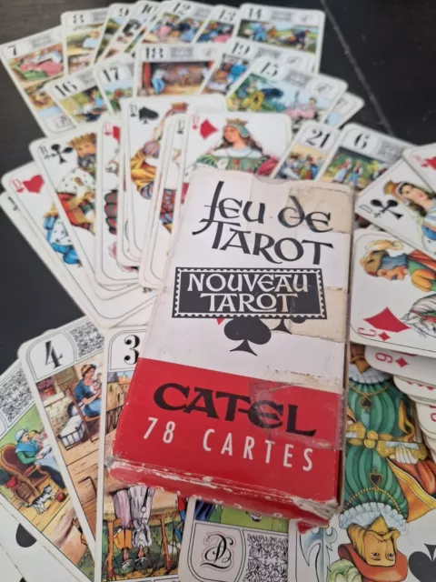 Français Tarot Débutant, Cartes De Tarot Significatives, Jeu De