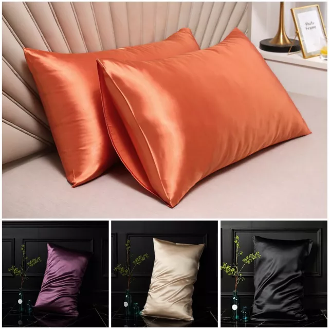 Silk Pillow Protector for a Luxurious Touch Choose from Various Stunning Colors
