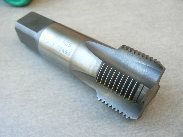 Taraud HSS EGB Filetage BSP G 1/4 Pouce - Pour Tubes Et Raccords - Filetage Précis
