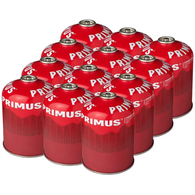 Primus Power Gas Cylinder Cartridges - Pack of 12 - 230g or 450g