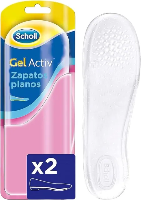 Scholl Gel Activ Semelles Femme pour Chaussures Basses Et Ballerines, 1 Paire