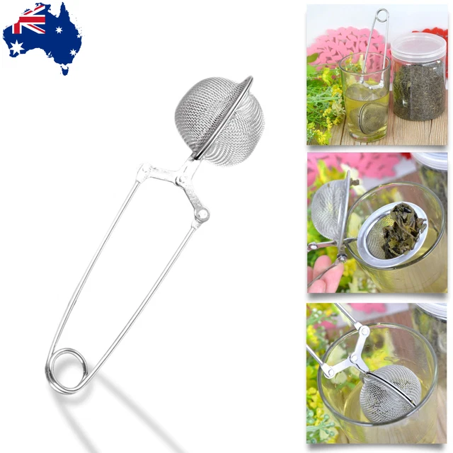 Stainless Steel Ball Loose Tea Leaf Infuser Spice Strainer Diffuser