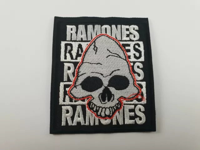 The Ramones Logo iron on or sew on Patch Punk Music Joey Johnny Tommy Dee Dee DD