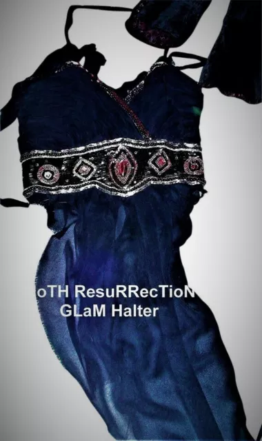 Sequin Top with Frayed Front, 1 of Kind Vintage Resurrection, S
