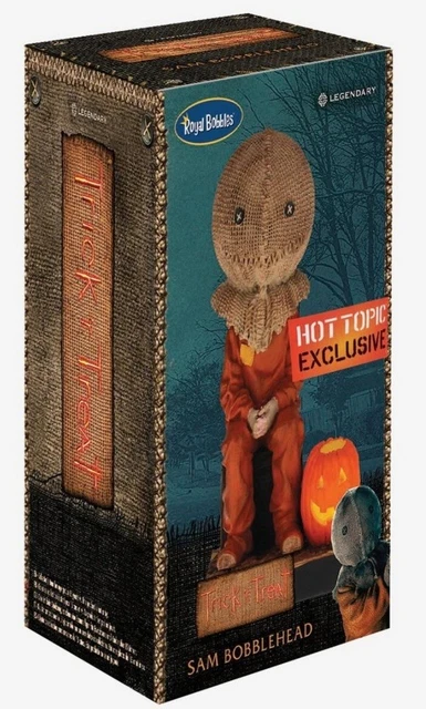 Royal Bobbles Trick 'r Treat Sam Bobblehead Hot Topic Excl Halloween 2022 BNWT