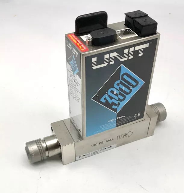 UNIT Instruments UFC-3101 Mass Flow Controller 300L H2 Hydrogen 500PSI Free Ship