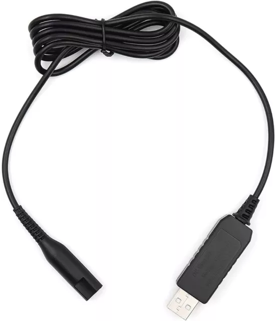 USB Power Charger Cord Cable For Philips & Braun Shaver/Trimmer- See description