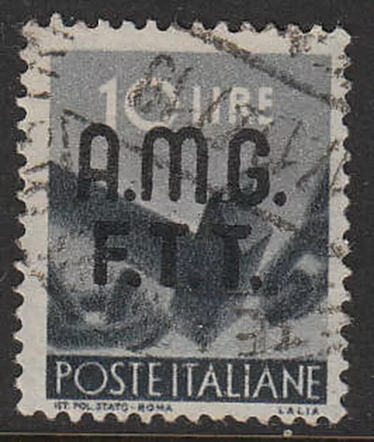 Stamp Italy Trieste SC 009 Allied Military Government Free Territory AMGFTT Used